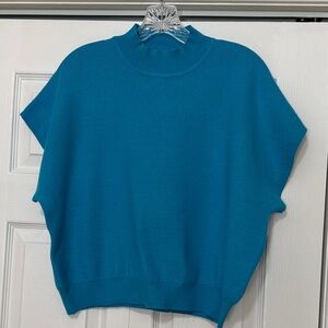 Eesome Turquoise Knit Top